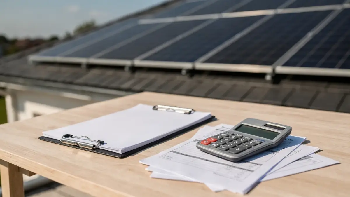 Solarrechner und Angebotsunterlagen zu PV-Zusatzkosten im Angebot erkennen